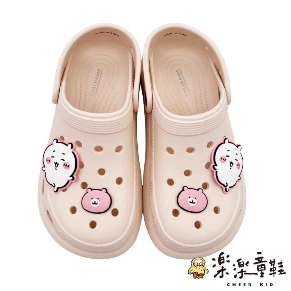 超可愛大童吉伊卡哇厚底洞洞鞋-圖片-1
