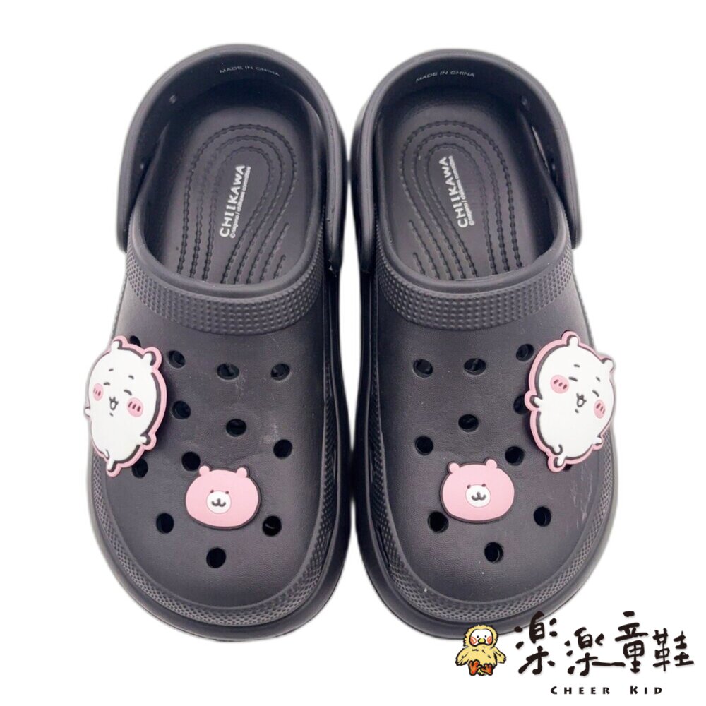 吉伊卡哇厚底洞洞鞋-圖片-1