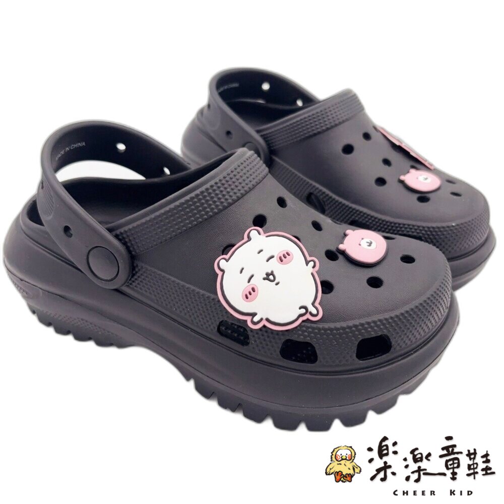 吉伊卡哇厚底洞洞鞋