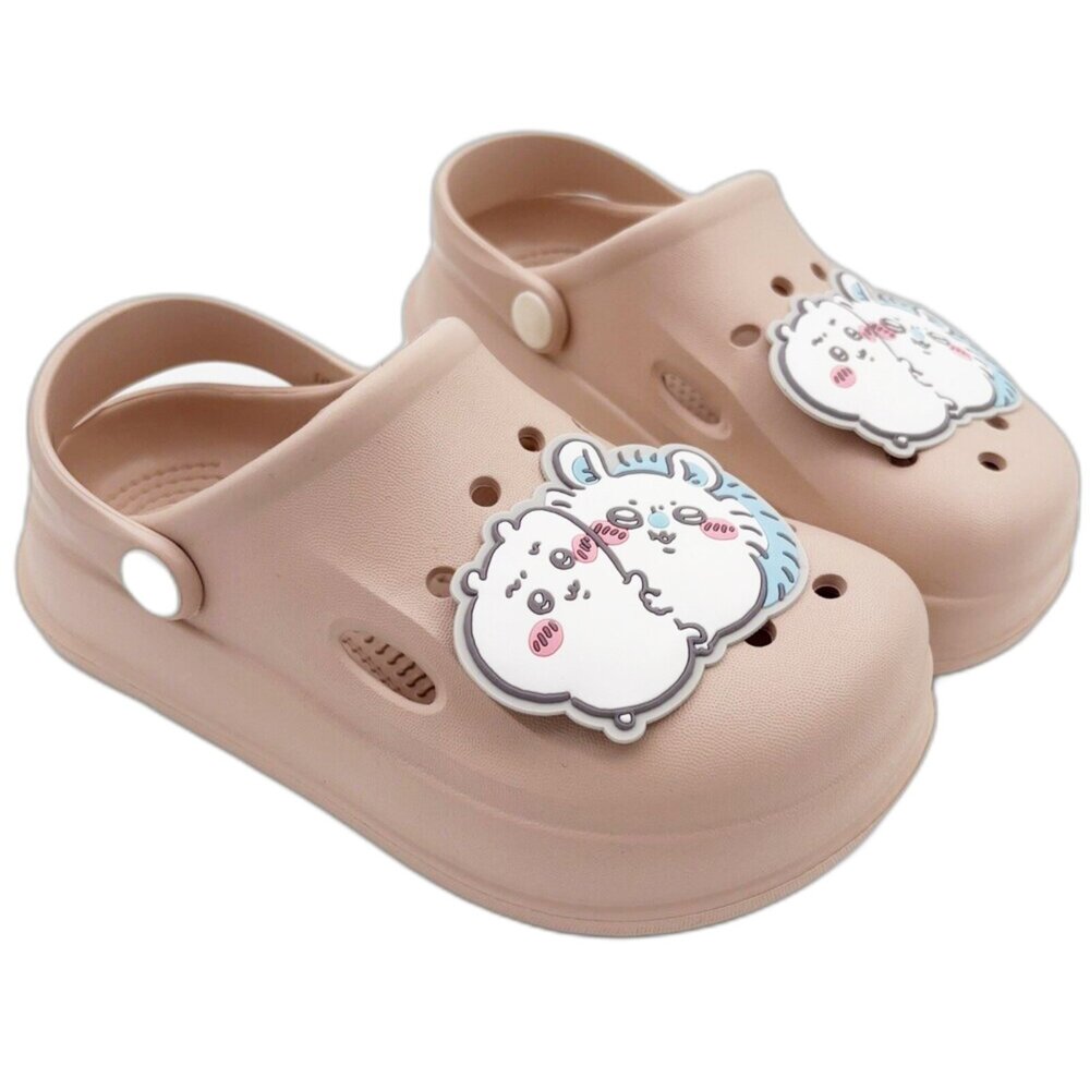 W016-2-萌萌吉伊卡哇小桃洞洞鞋