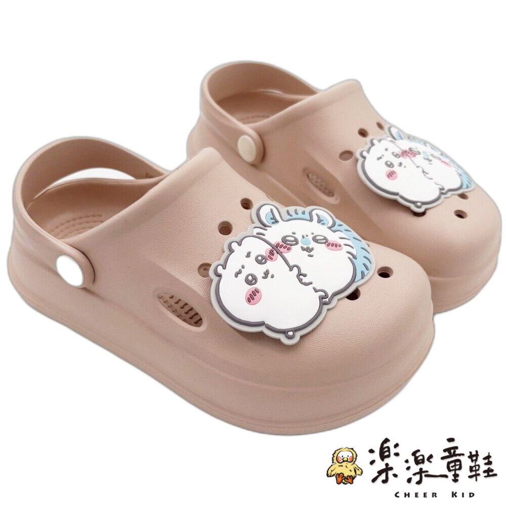 W016-2-萌萌吉伊卡哇小桃洞洞鞋