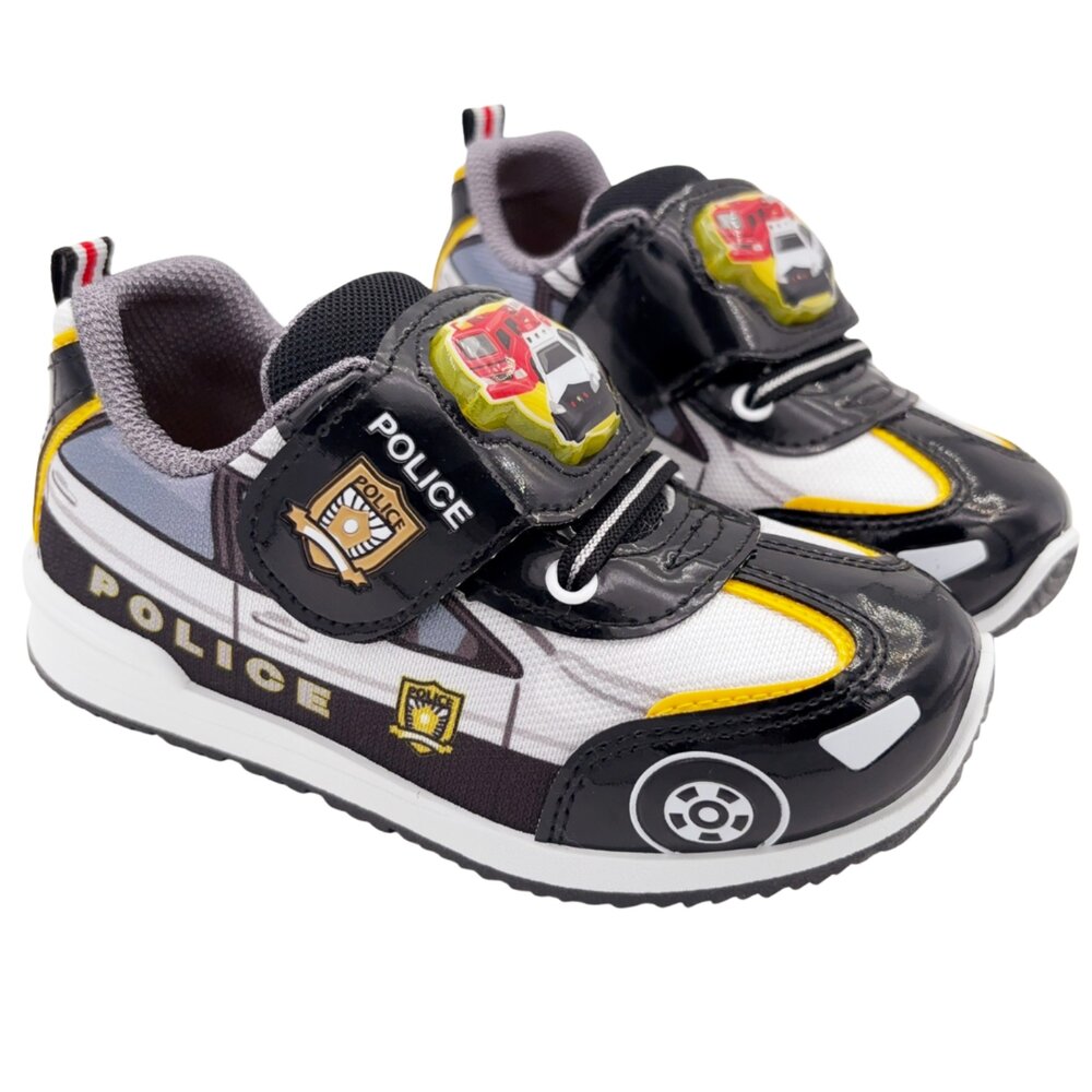 W020-2-台灣製TOMICA警車電燈鞋