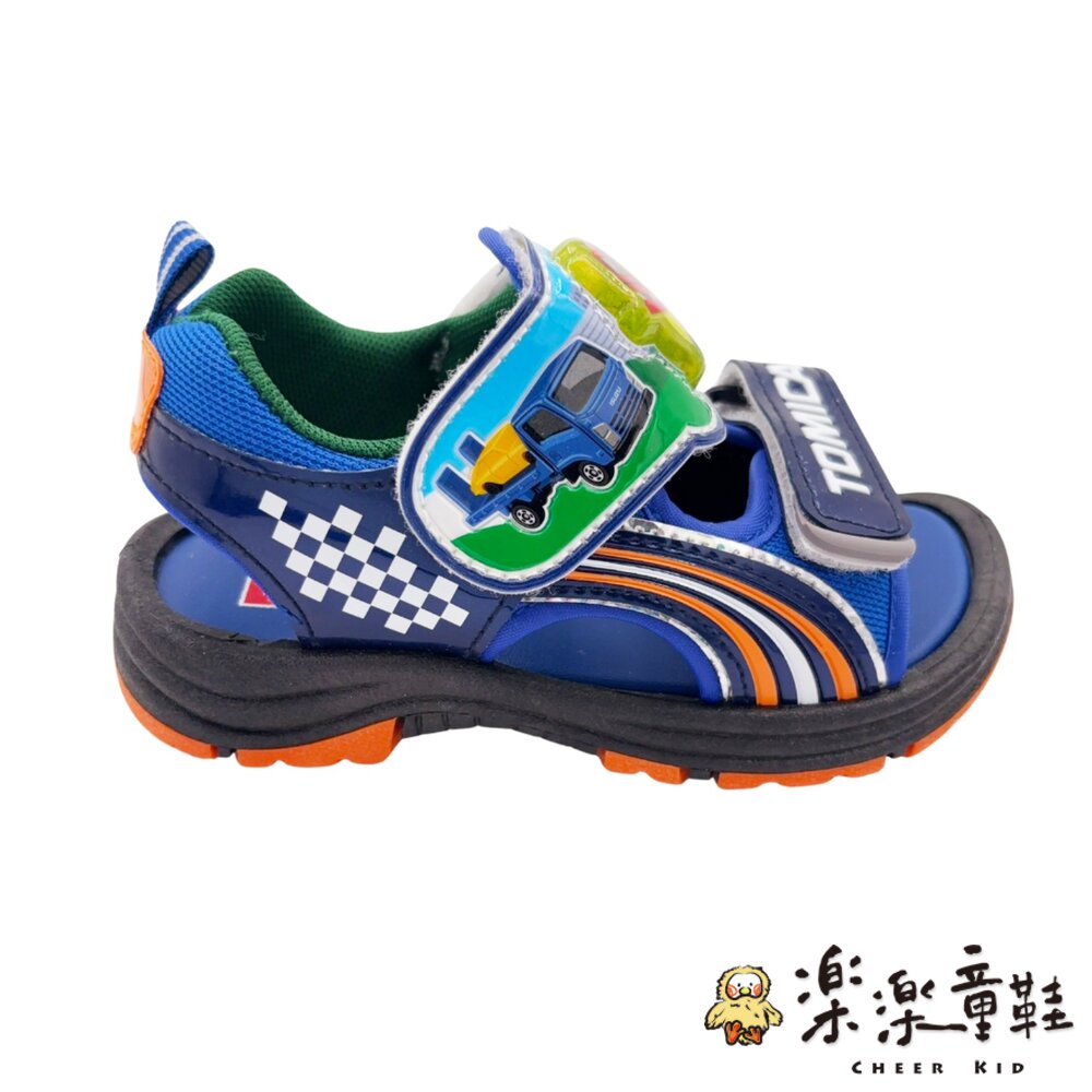 台灣製TOMICA車車電燈涼鞋-圖片-2