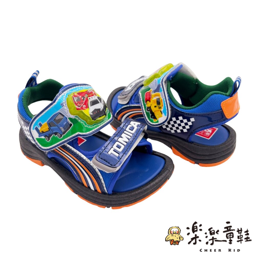 台灣製TOMICA車車電燈涼鞋-圖片-4