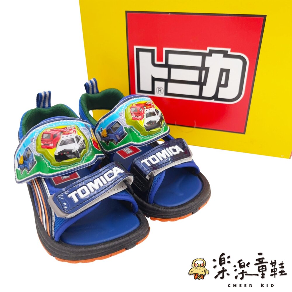 台灣製TOMICA車車電燈涼鞋-圖片-6