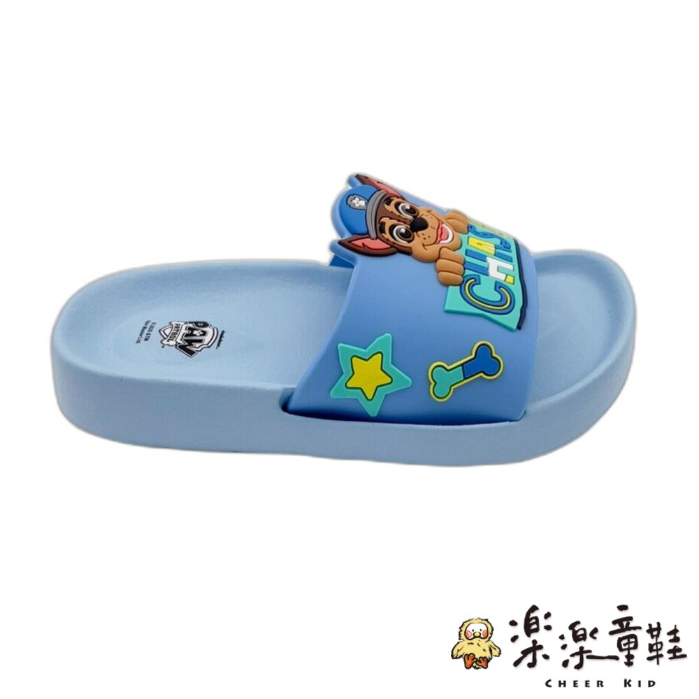 MIT汪汪隊阿奇毛毛輕量拖鞋-圖片-2