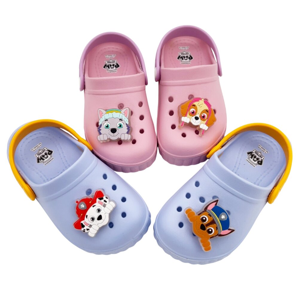 W024-台灣製汪汪隊立大功電燈洞洞鞋