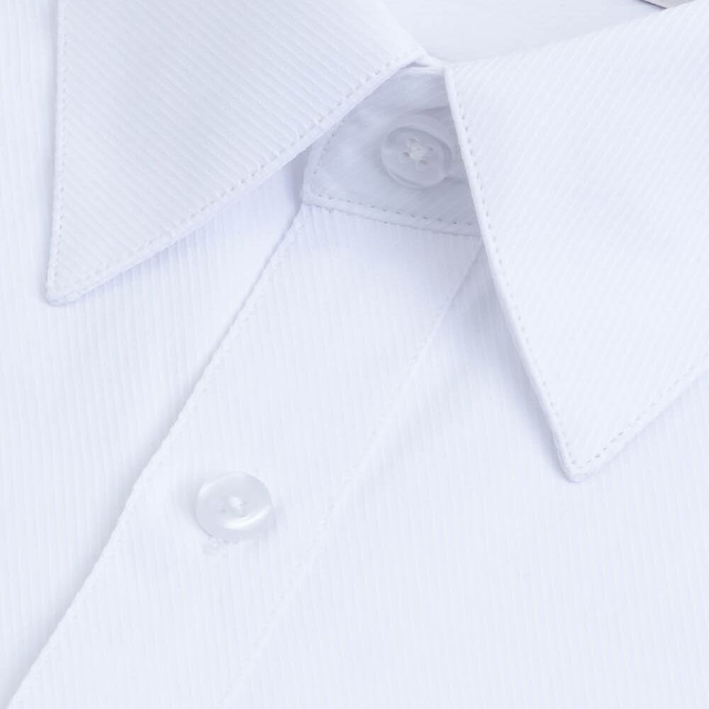 【CHINJUN】勁榮抗皺襯衫-長袖、白底斜紋、8056-圖片-2