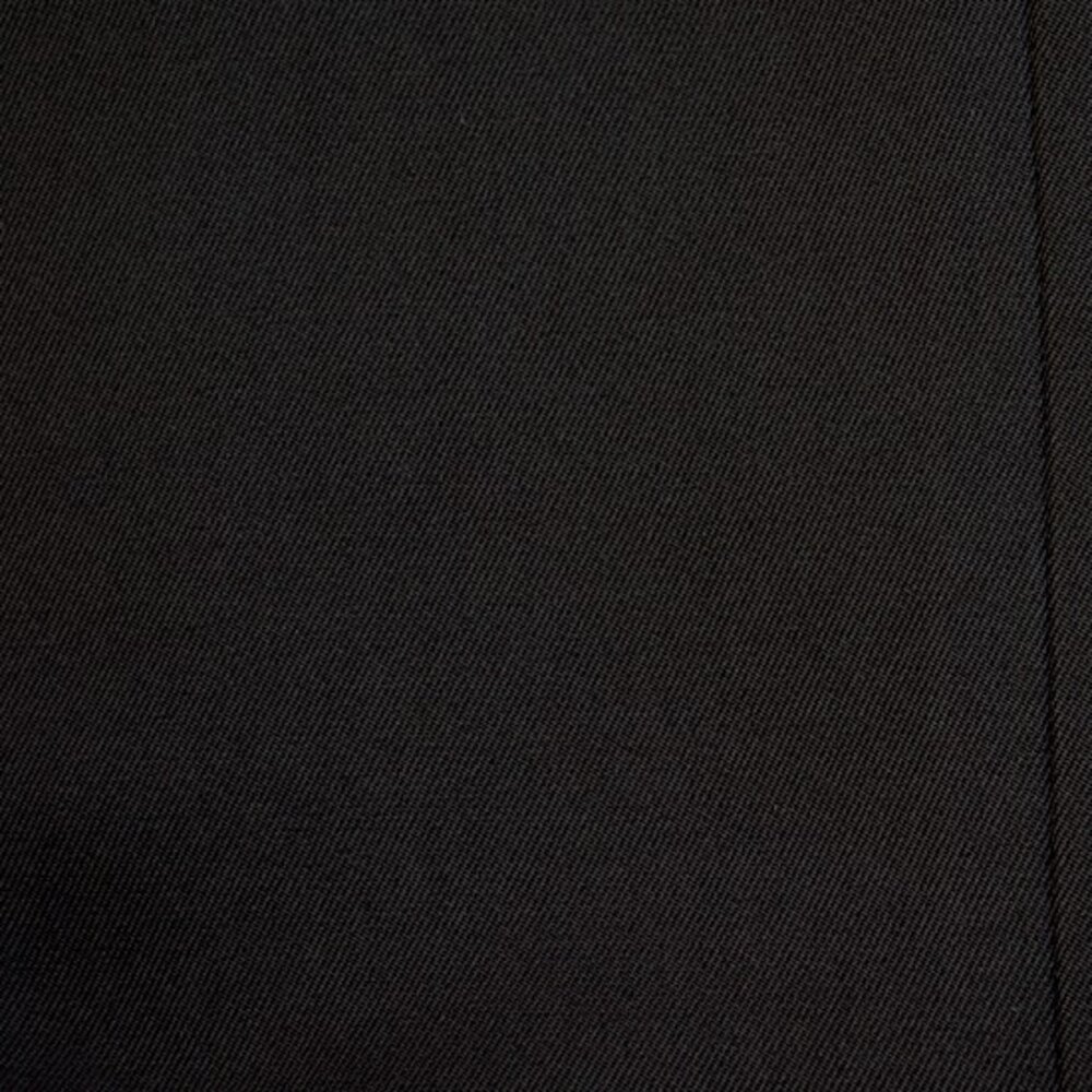 【Chinjun】正統高腰西裝褲 100%免燙、平面素色黑-圖片-2