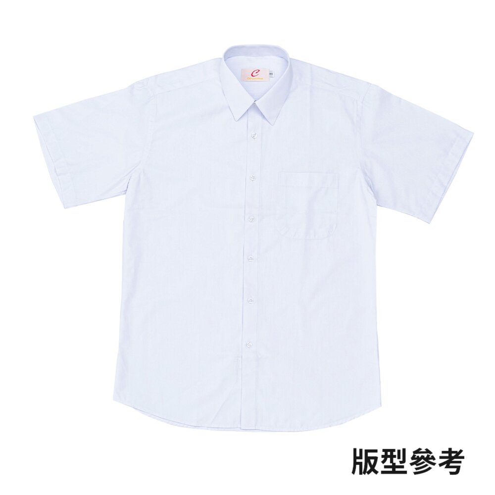 【CHINJUN】男士商務襯衫 抗皺加強 短袖 黑色 條紋 素面-圖片-6