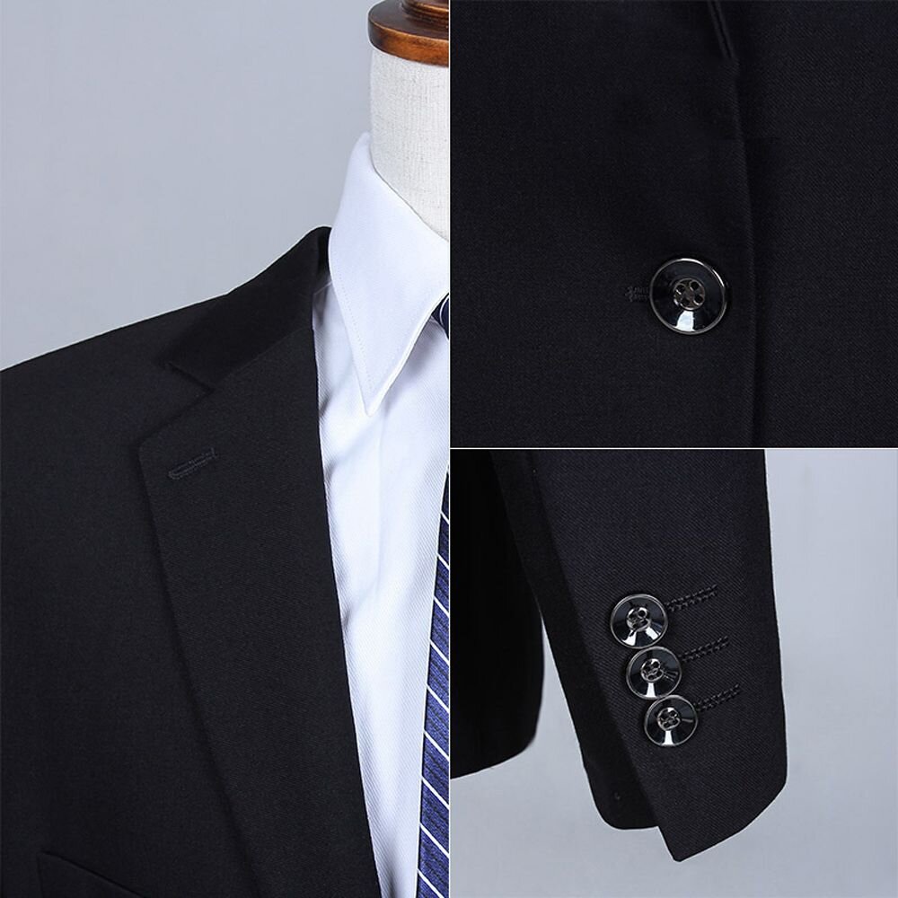 【WEISHTON】修身西裝外套 西裝褲-畢業 面試 上班 婚禮 商務 正式正裝-圖片-3