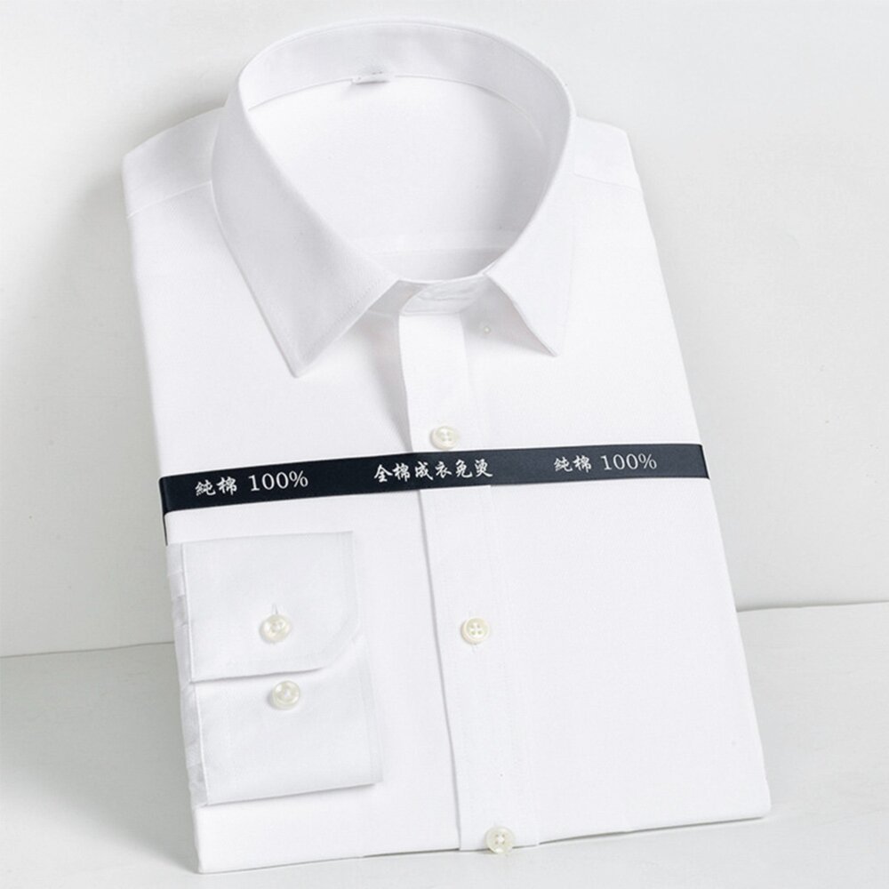 cotton-全棉舒適抗皺襯衫 細膩質感 吸濕排汗 100%棉 斜紋款 無口袋