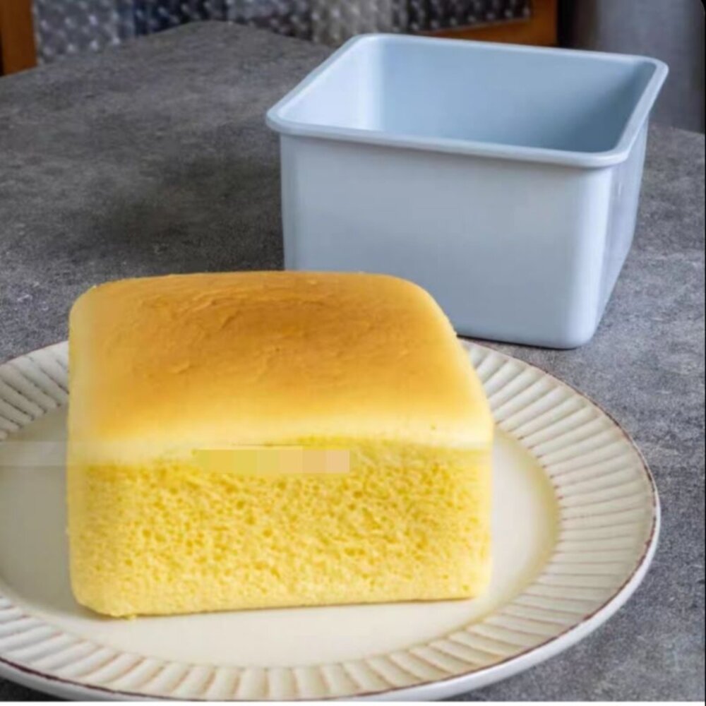 10918091099-BREADLEAF 4.5吋 迷你 古早味蛋糕模 加高正方形深烤盤 不沾烤盤 正方形蛋糕模 ，迷你古早蛋糕模