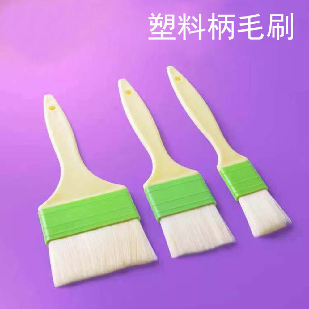 16594102559-《巧緻》 超細軟毛刷 蛋液刷 毛刷 烘焙工具 油刷 烤肉刷 抹油 ，塑膠柄毛刷
