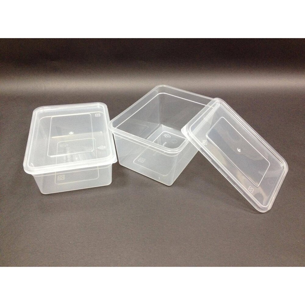1837245600-5入 1公升 PP盒 PP蓋 蛋糕盒 餅乾盒 1L塑膠盒 1000ml 草莓蛋糕盒 可冷凍 《巧緻》 ，1公升PP盒