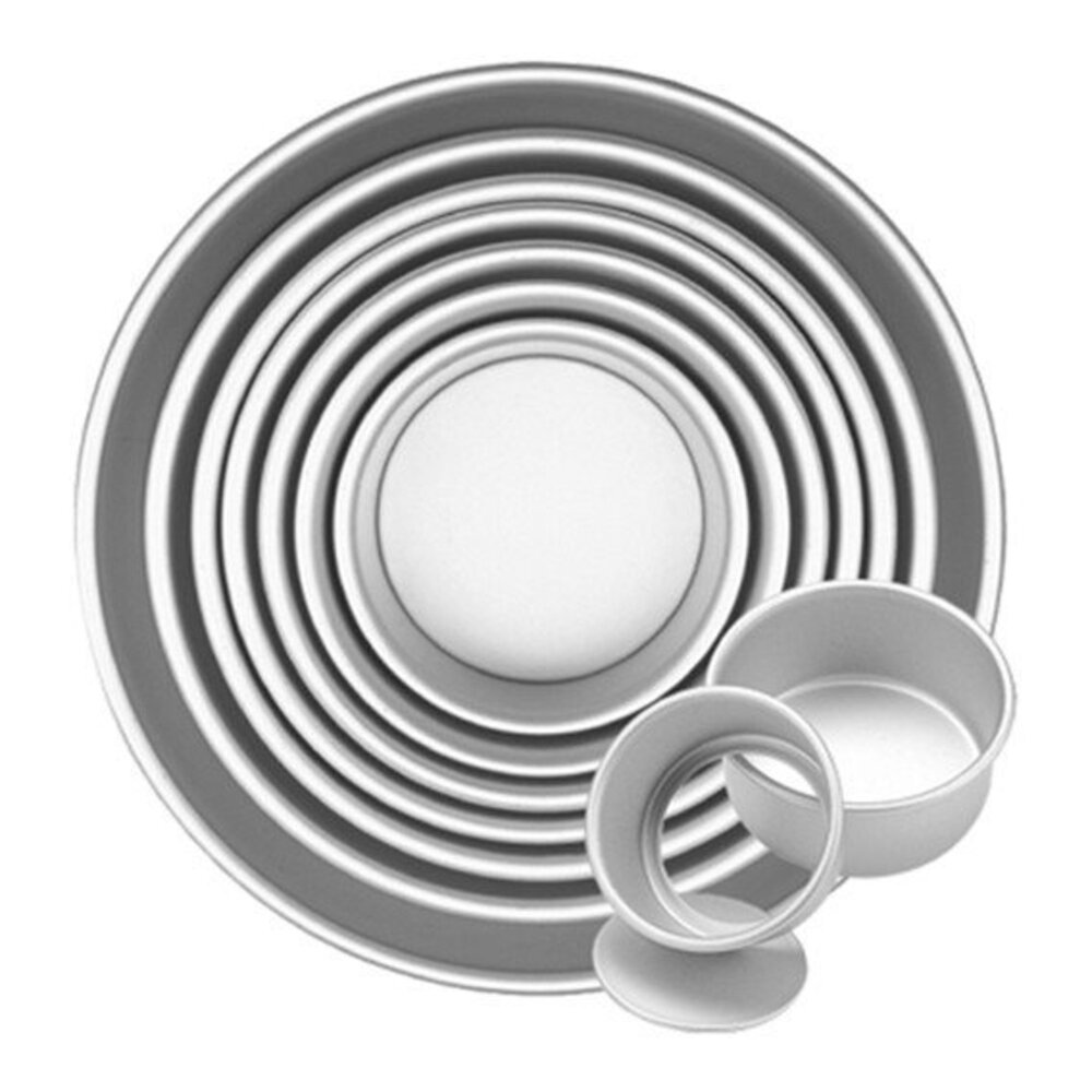 SN5232 SN5242 SN5252 6吋 7吋 8吋 活動布丁模 布丁心 三能模具 圓型布丁心 活動蛋糕模-圖片-1