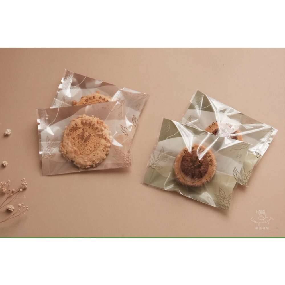 25356379815-《巧緻》 沙漠雨林 餅乾袋 西點袋 亮面 熱封袋 機封袋 雪花酥袋 雪Q餅袋 新年包裝 ，沙漠雨林餅乾袋