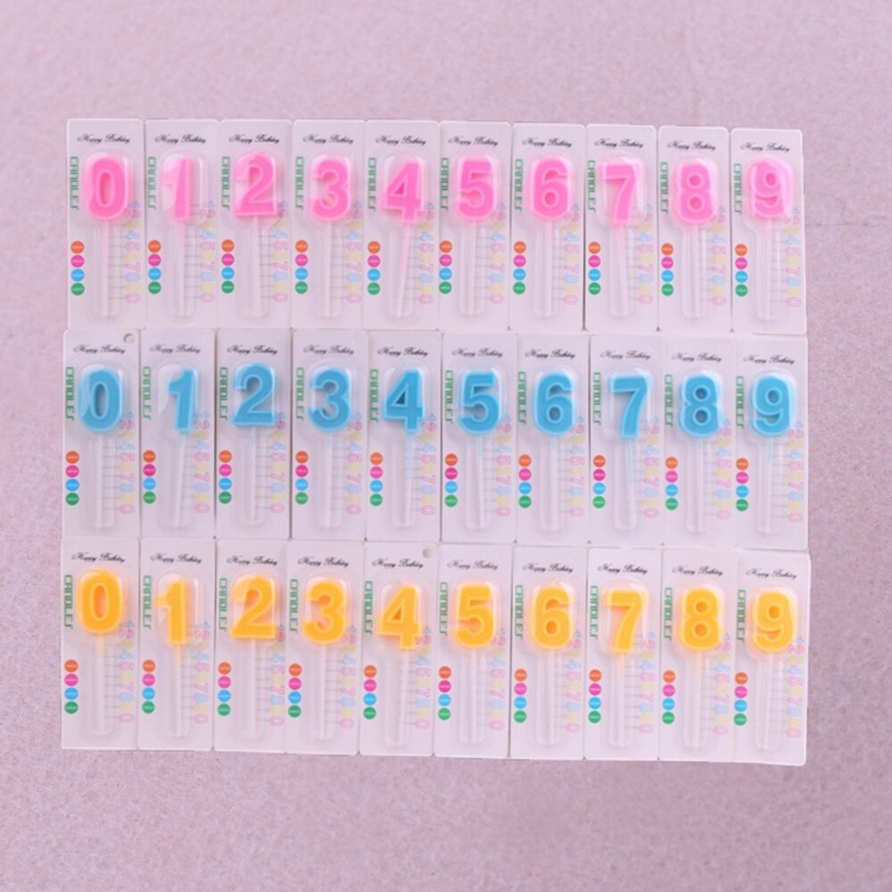 25881117511-數字蠟燭 長柄 生日蠟燭  慶生蠟燭 造型蠟燭 蛋糕蠟燭 可愛蠟燭 歲數蠟燭 紙卡裝 長桿蠟燭 巧緻 ，長柄數字蠟燭