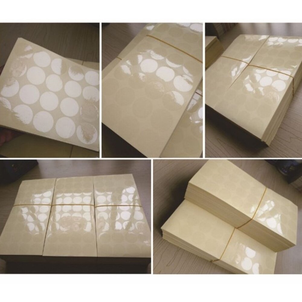 透明 封口貼 圓形貼紙 透明貼紙 透明封口貼 圓形透明封口貼 禮盒封口貼紙 盒子封口貼 S056 巧緻 ,透明圓形貼紙-圖片-5