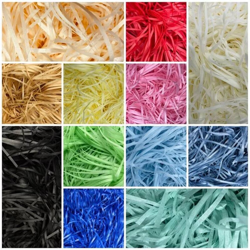 26071572480-拉菲草 紙絲 拉菲紙絲 禮品包裝紙絲 彩色紙絲 碎紙絲 包裝用品 緩衝紙絲 緩衝包材 紙絲