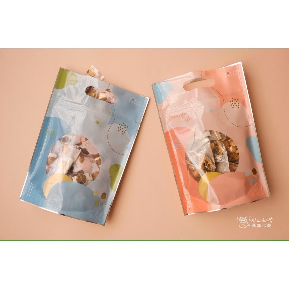 26320958637-蔓漫 10入 亮面 一斤夾鏈袋 一斤手提夾鍊立袋 餅乾袋 雪Q餅袋 牛軋糖袋 牛軋餅袋 花生糖袋  ，蔓漫夾鏈袋