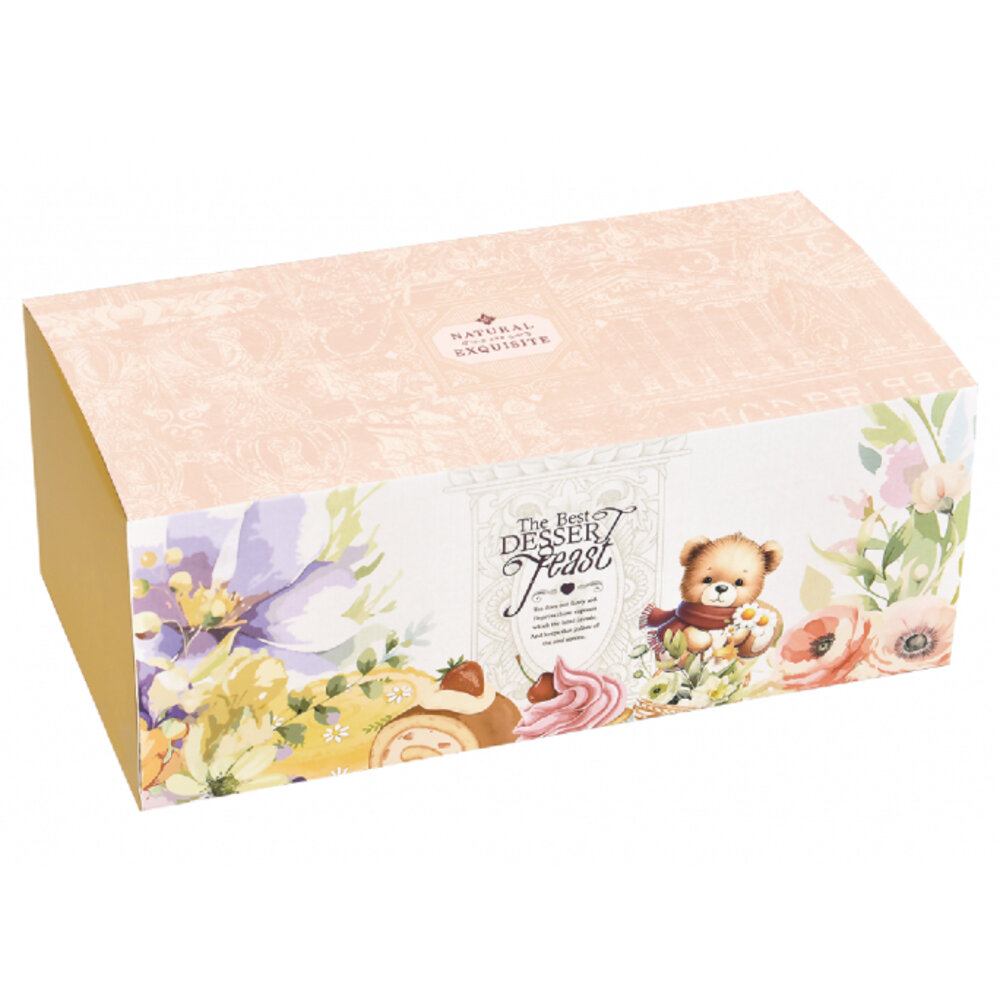 提姆 抽屜式瑞士捲盒 奶凍捲盒 蛋糕盒 彌月蛋糕盒 磅蛋糕 單片餅乾盒 生乳捲盒 ,提姆-圖片-2