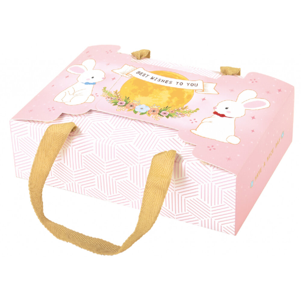 6入 上掀式提盒 日式提盒 手提盒 蛋黃酥包裝盒 月餅盒 芋頭酥盒 雪媚娘盒 《巧緻》 ,6入上掀式提盒-圖片-4