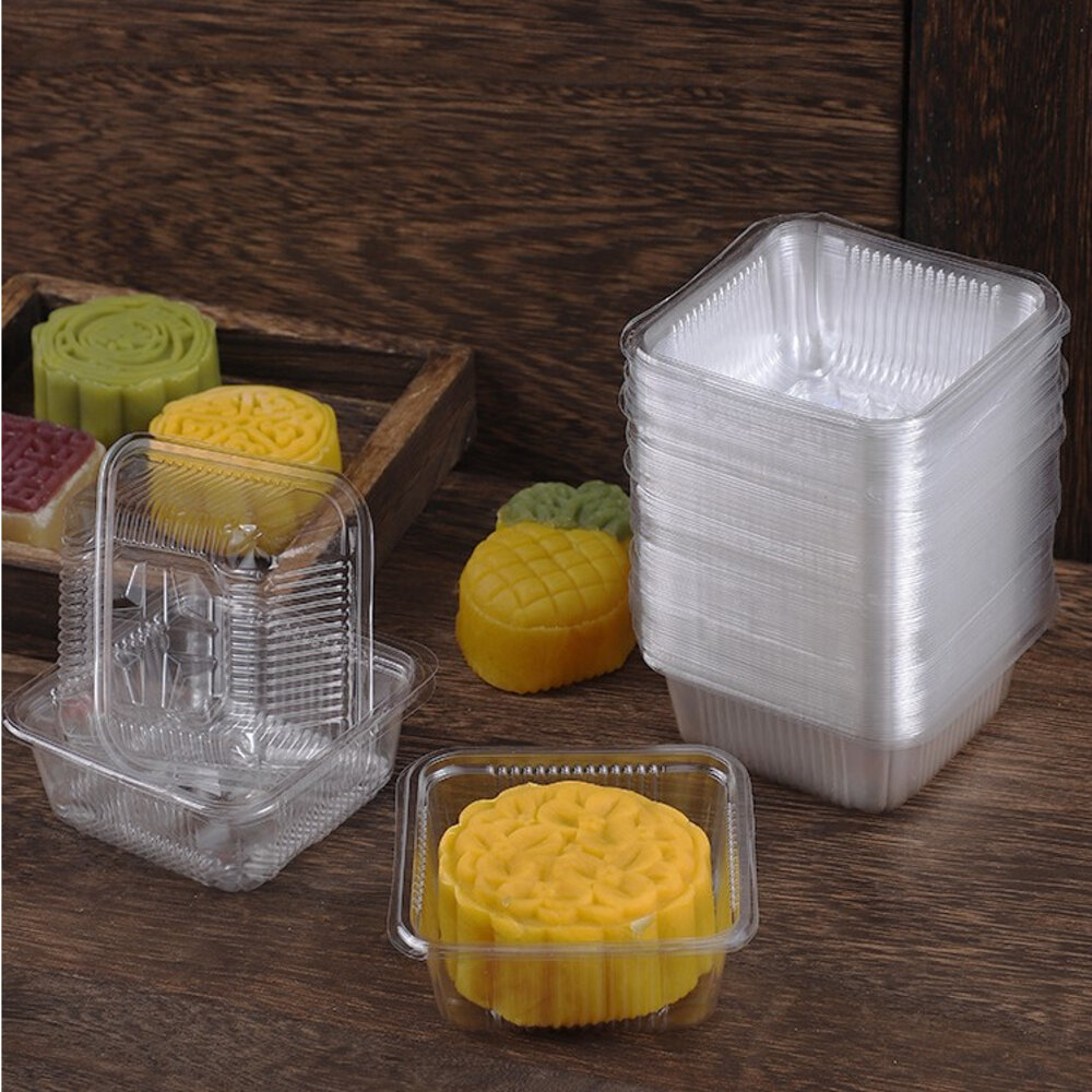 F145_AL_-《巧緻》100入 透明月餅托 50克 65克 80克 100克 月餅內托 月餅泡殼 蛋黃酥內托 蛋黃酥泡殼 ，透明泡殼