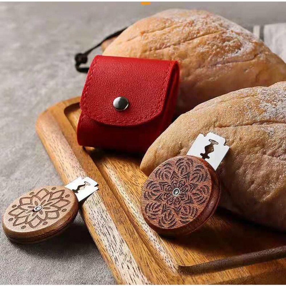 T006-木雕花 歐包刀 麵包刀 法棍刀 烘焙用品 UFO割包刀 ，UFO歐包刀