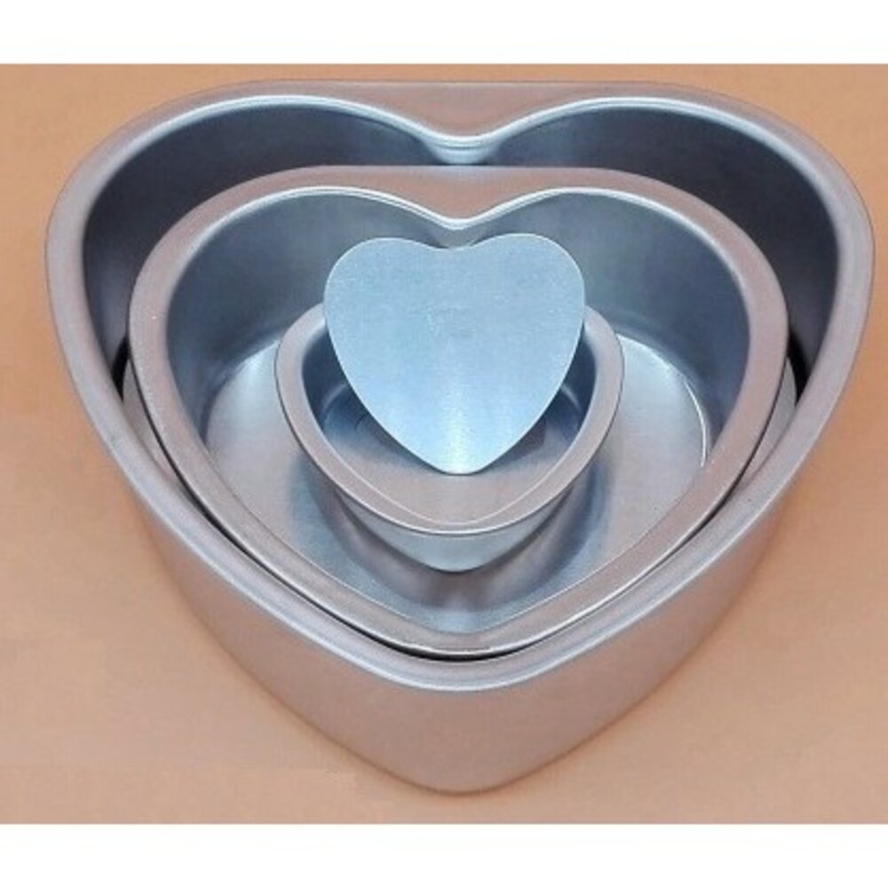 T176-巧緻烘焙網 3吋 6吋 8吋 陽極 心形蛋糕模 愛心蛋糕模 活底蛋糕模 心型蛋糕模 活動蛋糕模 烘焙模具 ，心型模