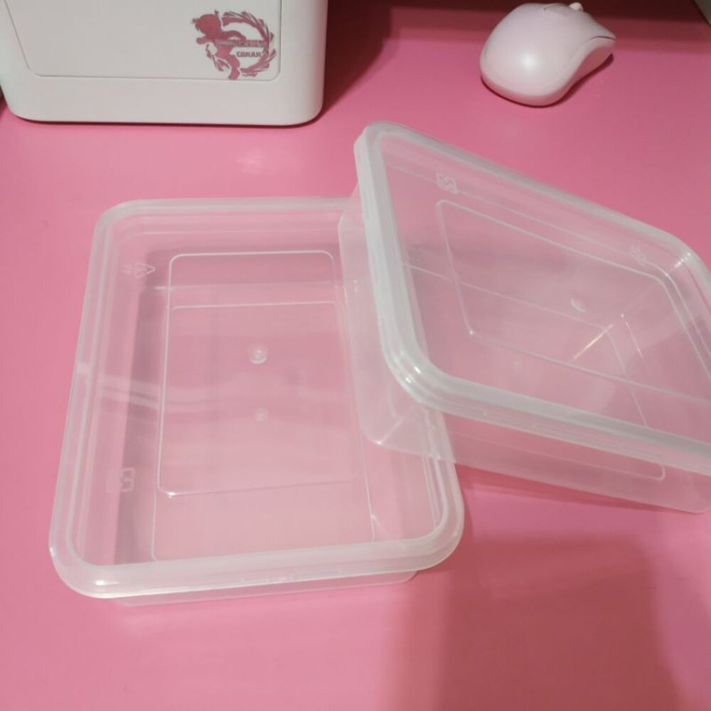 U055-5入 500cc PP蓋 PP盒 餅乾盒  500ml 千層蛋糕盒 可冷凍 0.5公升 巧緻 ，PP盒