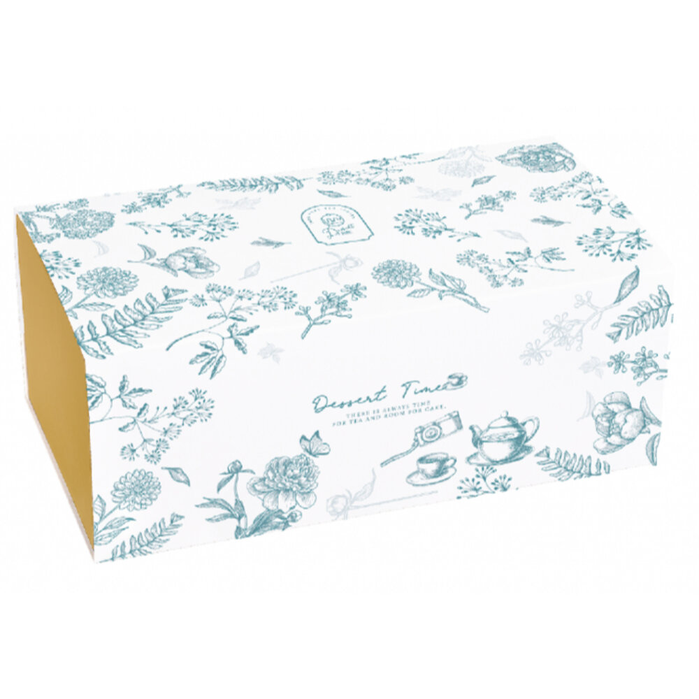 花序 抽屜式瑞士捲盒 奶凍捲盒 蛋糕盒 彌月蛋糕盒 磅蛋糕 單片餅乾盒 生乳捲盒 ,花序抽屜盒-圖片-1