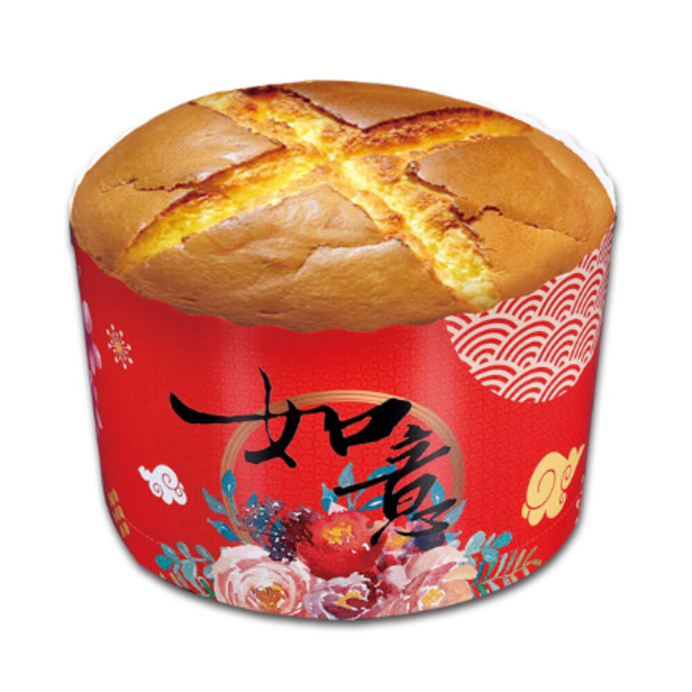 U108-如意 5吋烤盒 戚風蛋糕紙模 5吋蛋糕紙模 拜拜蛋糕紙模 古早味蛋糕烤盒  紙烤模 ，5吋如意烤盒