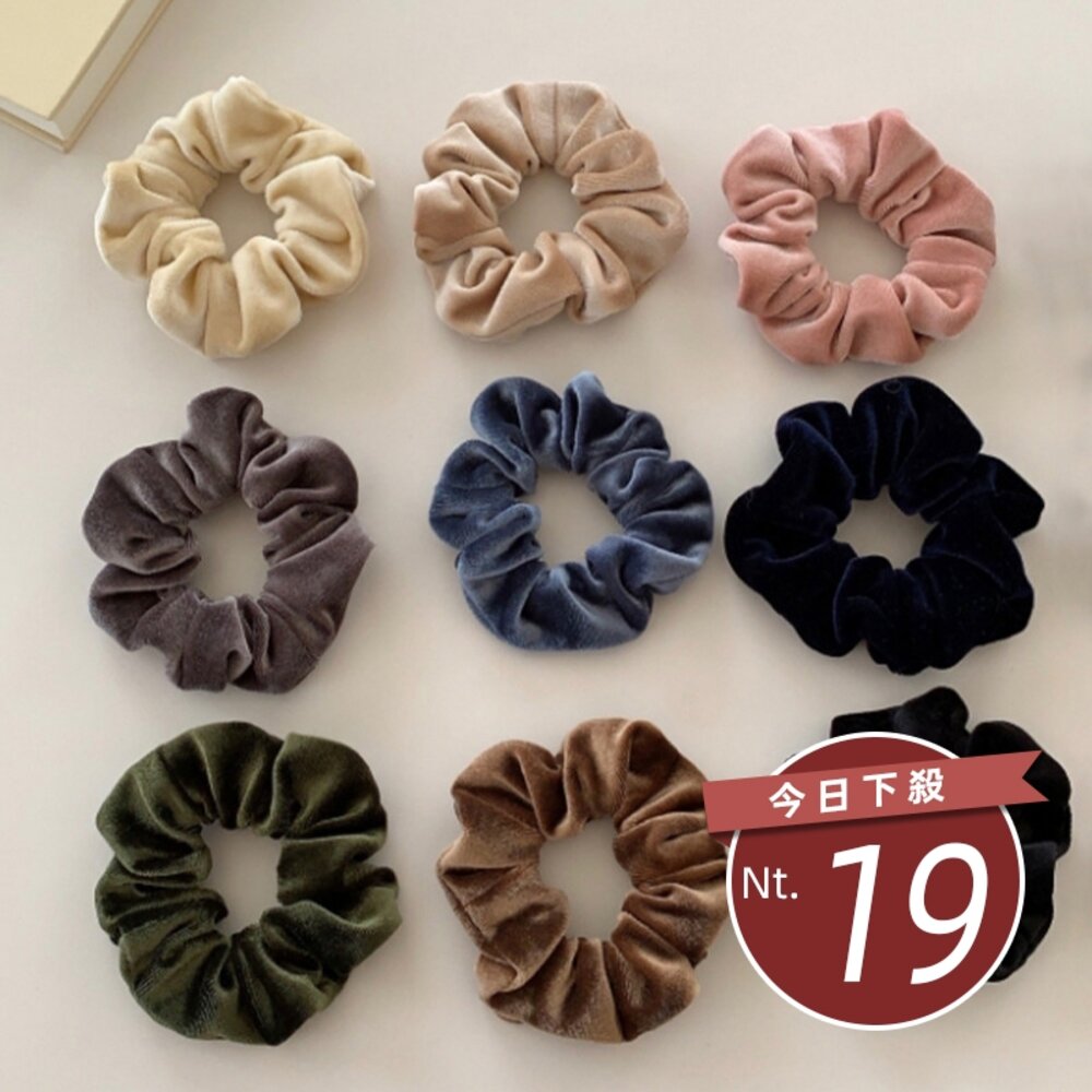 26472448333-【台灣發貨】韓版絲絨髮圈【N183】