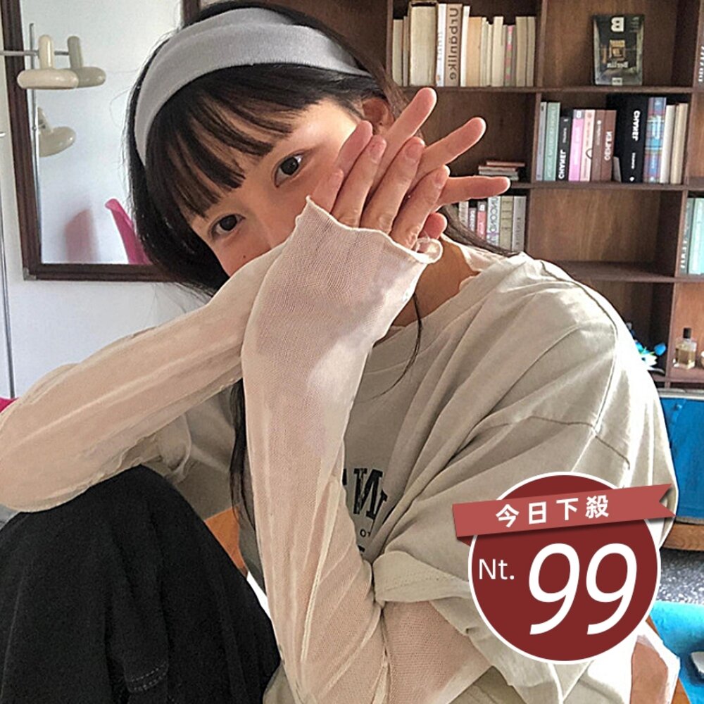 42954056887-【台灣發貨】韓版復古高領內搭花邊網紗上衣 長袖上衣 長袖t恤 衣服 女裝 上衣【W310】