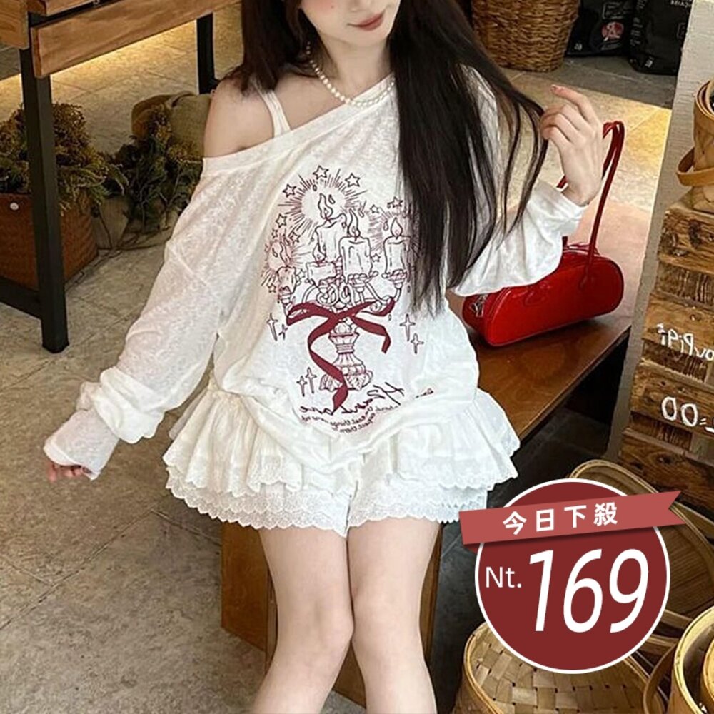 43725020830-【台灣發貨】韓版美式寬鬆防曬上衣 長袖上衣 長袖t恤 衣服 女裝 上衣【W631】