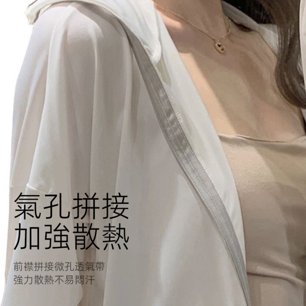 【台灣發貨】韓版夏季薄款透氣防曬外套 外套 防曬外套 女裝 上衣 衣服【J390】-圖片-2