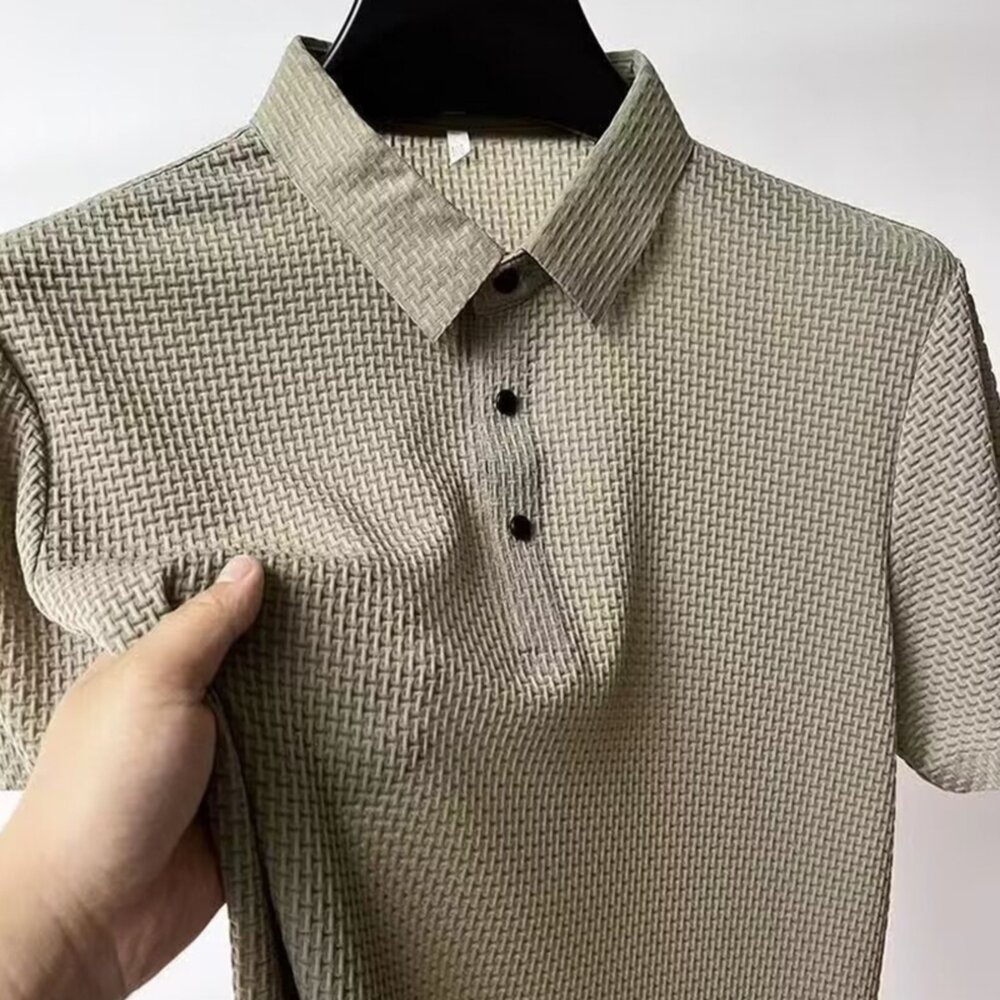 【台灣發貨】韓版翻領休閒透氣短袖上衣 衣服 女裝 t恤 短袖t恤 上衣【T665】-圖片-4