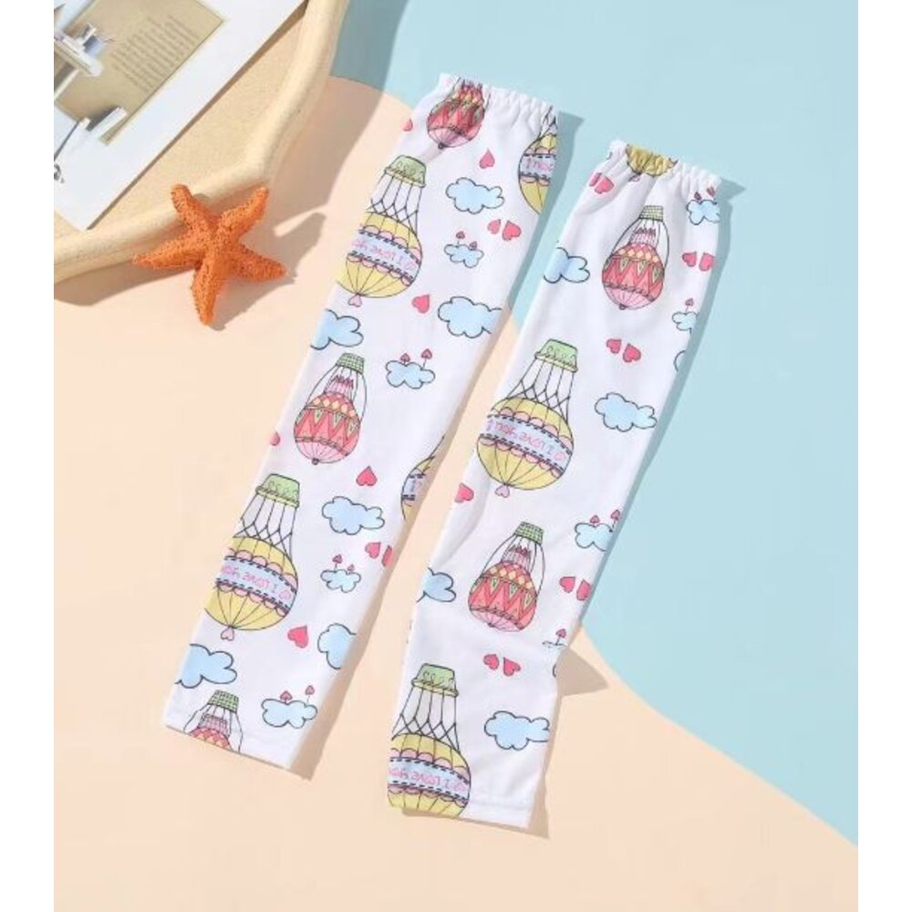 ✨台灣✨ 兒童防曬袖套 冰絲袖套 涼感袖套 兒童袖套 運動袖套-圖片-6