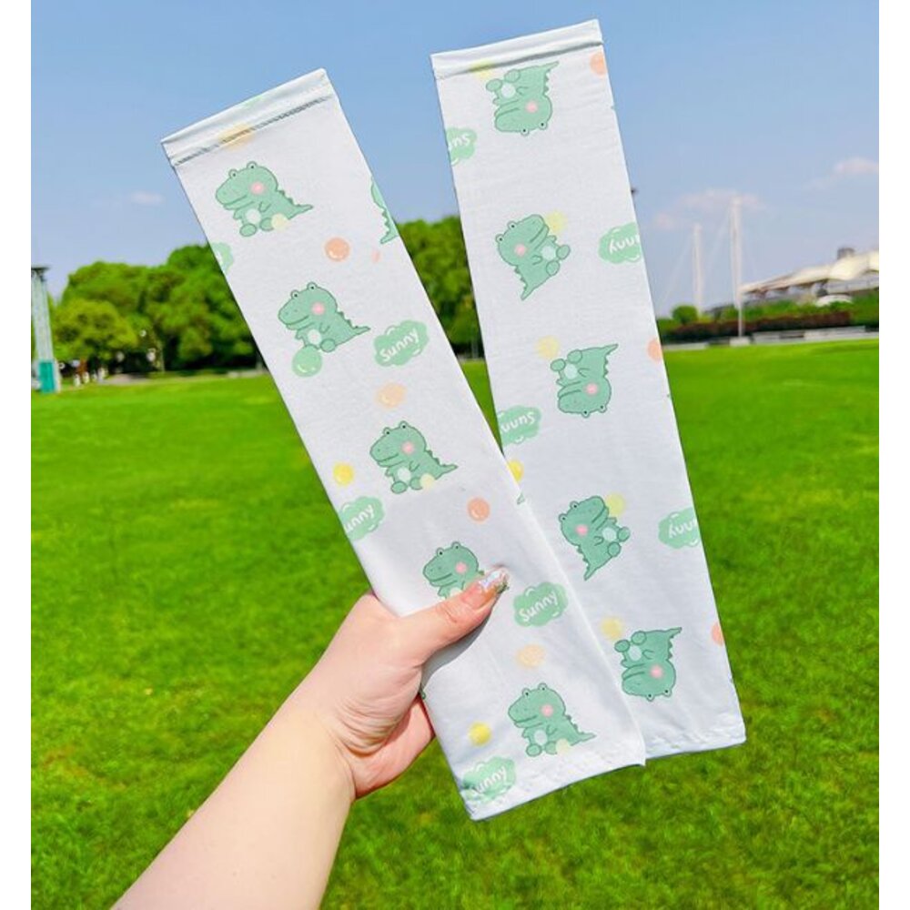 ✨台灣✨ 兒童防曬袖套 冰絲袖套 涼感袖套 兒童袖套 運動袖套-圖片-8