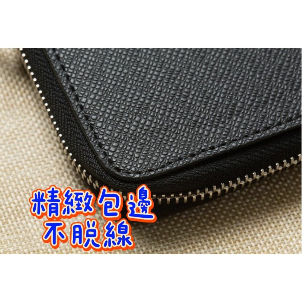 🎀台灣出貨免運🎀 零錢包 小錢包 防刮零錢包 短夾 十字壓紋零錢包 卡片零錢包 票卡零錢包 短夾 三折短夾 皮夾-圖片-2