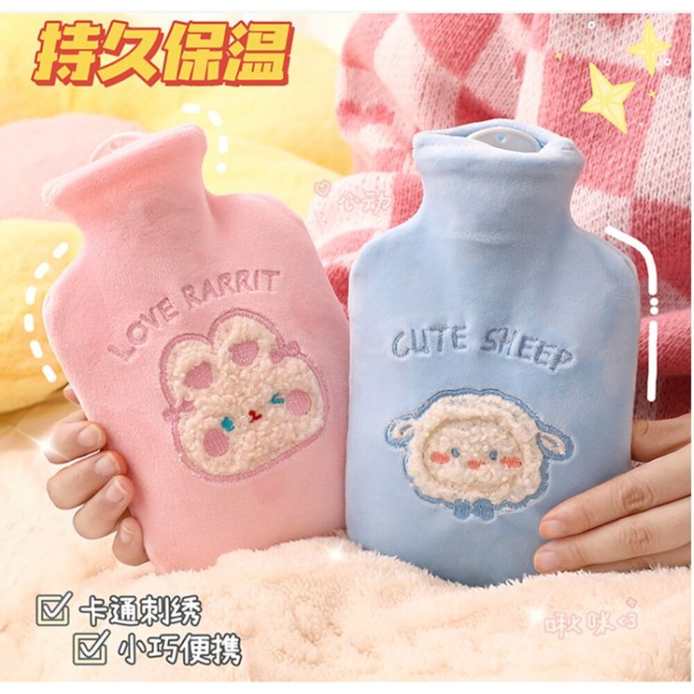 ✨台灣✨ 暖水袋 熱敷袋 暖手袋 熱水袋 冰敷袋 冷水袋 暖手寶-圖片-4
