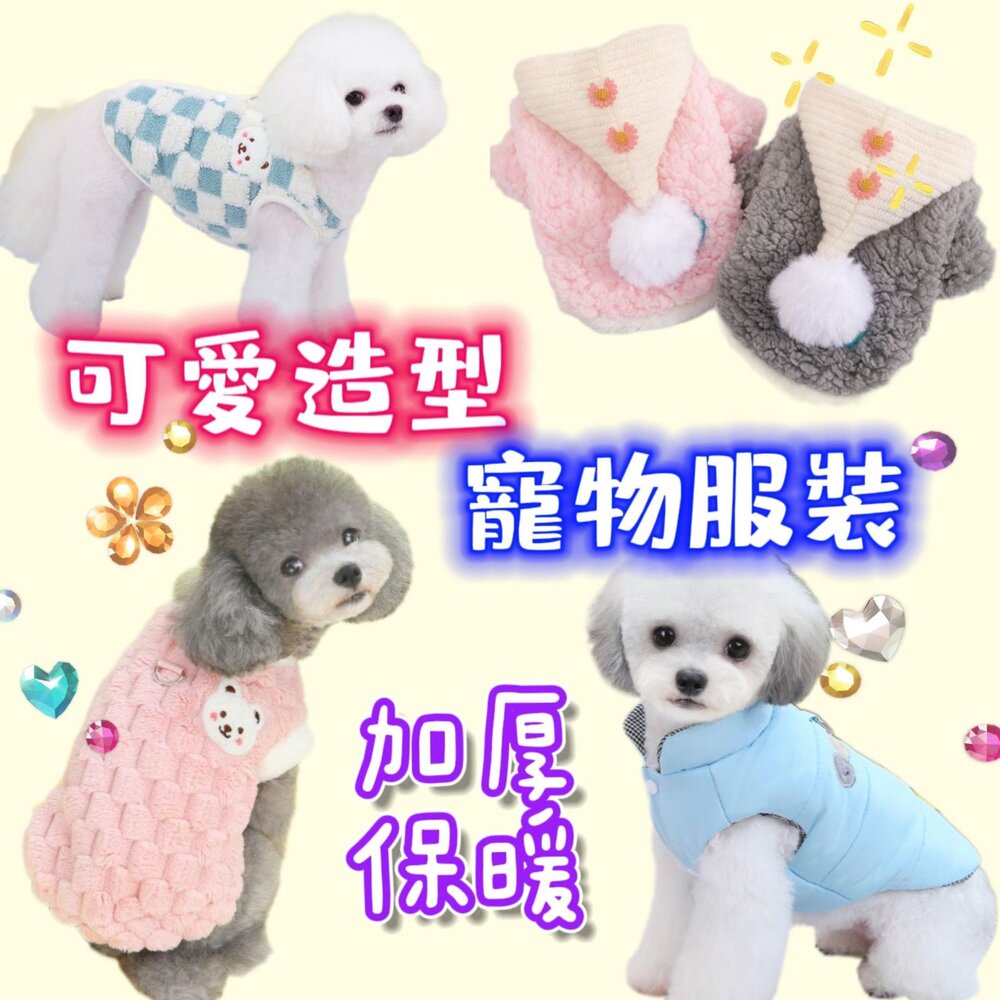 240121160415-✨台灣現貨✨寵物衣服 狗狗衣服 貓咪衣服 寵物保暖衣服 小型犬衣服 寵物服飾 可牽繩 貓狗衣服 兩腳衣服