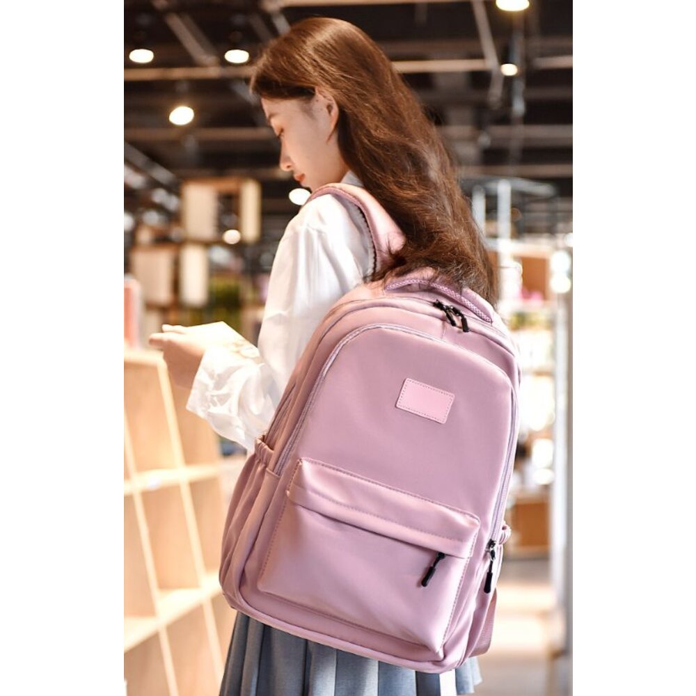 ✨台灣免運✨ 後背包 雙肩包 書包 電腦包 學生書包 學生背包 大書包 大容量背包 旅行背包-圖片-7