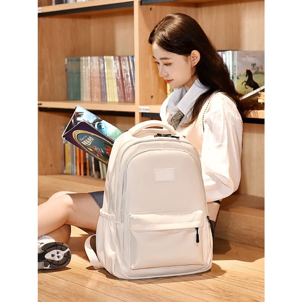 ✨台灣免運✨ 後背包 雙肩包 書包 電腦包 學生書包 學生背包 大書包 大容量背包 旅行背包-圖片-8