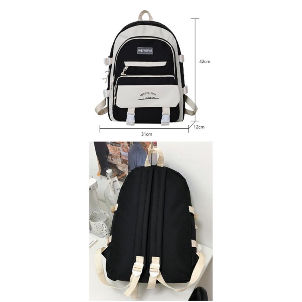 🎀台灣免運🎀 韓版學生書包 兒童書包 小學生書包 後背包 雙肩包 學生後背包-圖片-3