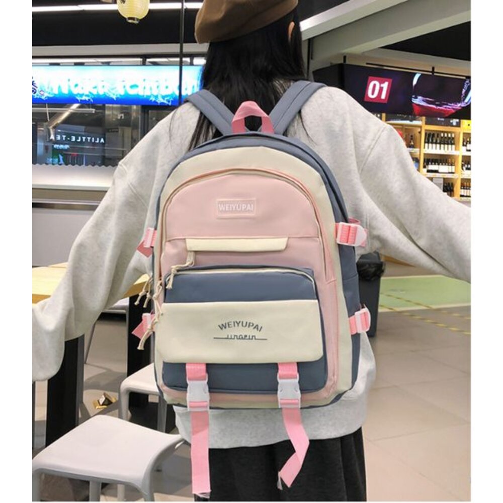 🎀台灣免運🎀 韓版學生書包 兒童書包 小學生書包 後背包 雙肩包 學生後背包-圖片-6