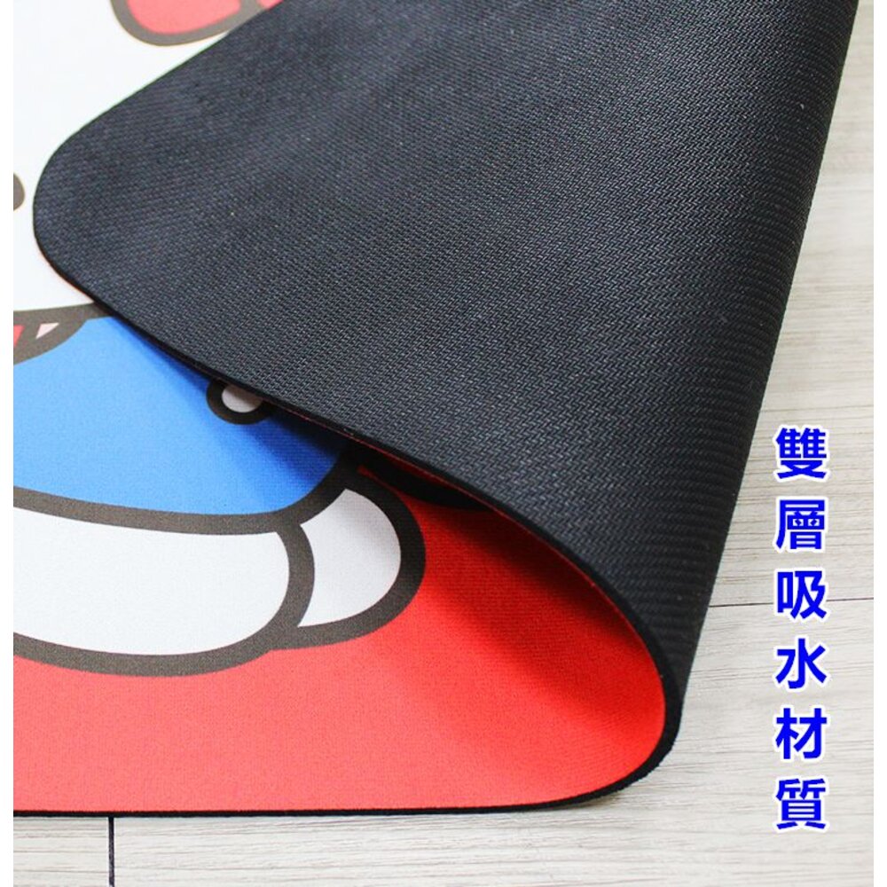 () 三麗鷗 正版授權 Kitty吸水防滑地墊 腳踏墊 止滑墊 吸水軟地墊 室內客廳浴室地墊-圖片-2
