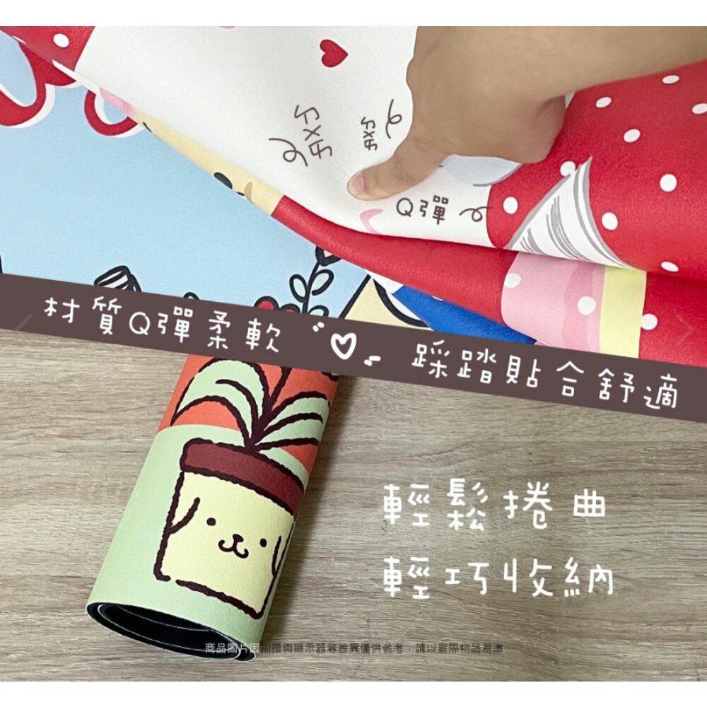 () 三麗鷗 正版授權 美樂蒂 酷洛米 長形 吸水腳踏墊 吸水軟墊 防滑墊 吸水軟地墊 加長版吸水軟墊 廚房吸水墊-圖片-3
