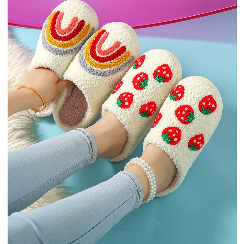 🎀台灣🎀 保暖拖鞋 室內拖鞋 毛毛拖鞋 毛絨拖鞋 保暖室內拖鞋 居家拖鞋 防滑拖鞋-圖片-5